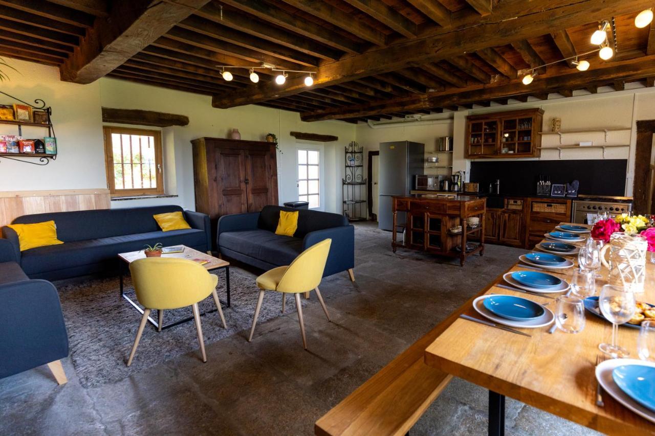 Domaine Du Coq En Pat Bed & Breakfast Augerolles Ngoại thất bức ảnh
